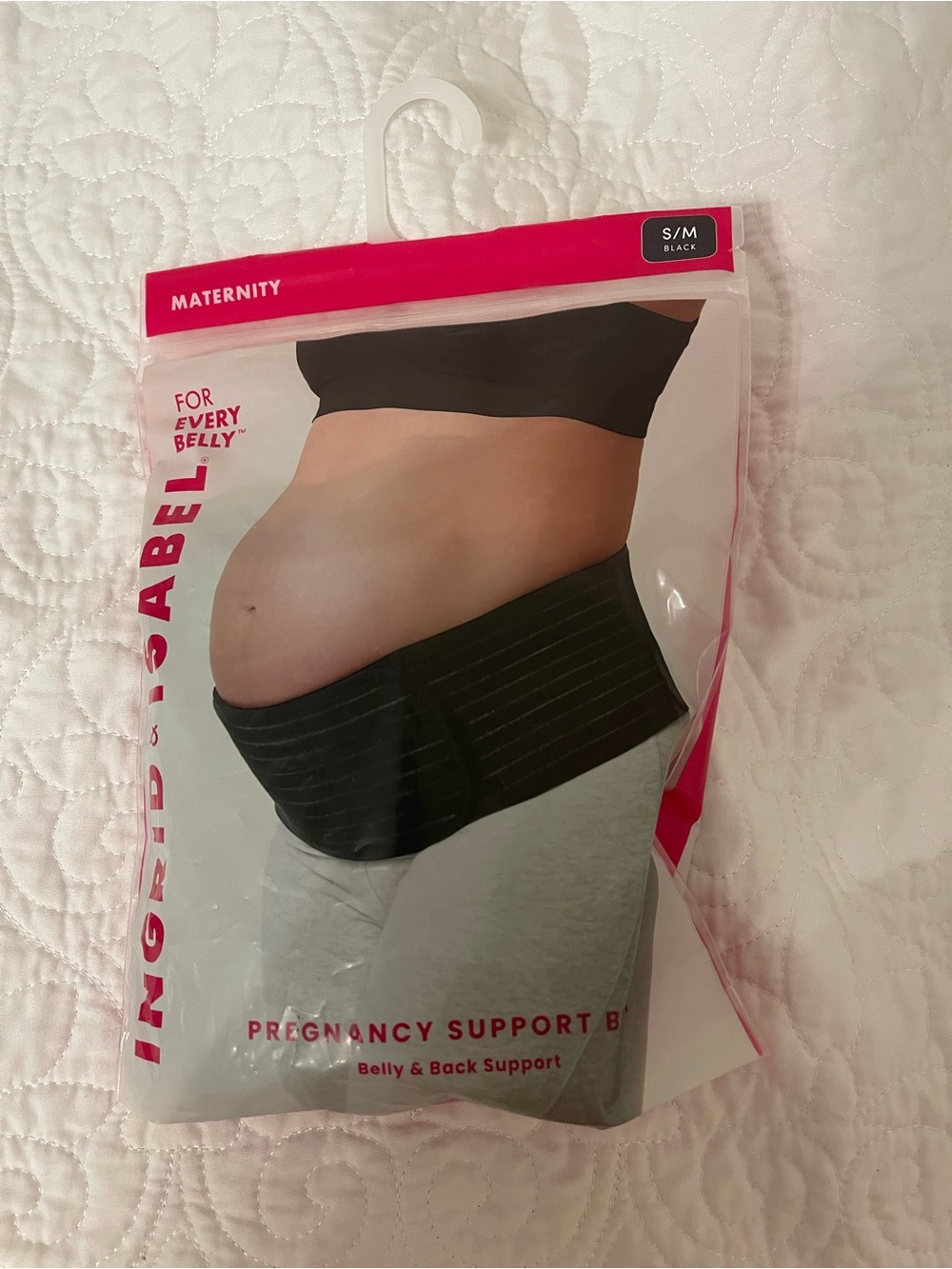 Ingrid & Isabel Black Maternity Pregnancy Support Belly Band